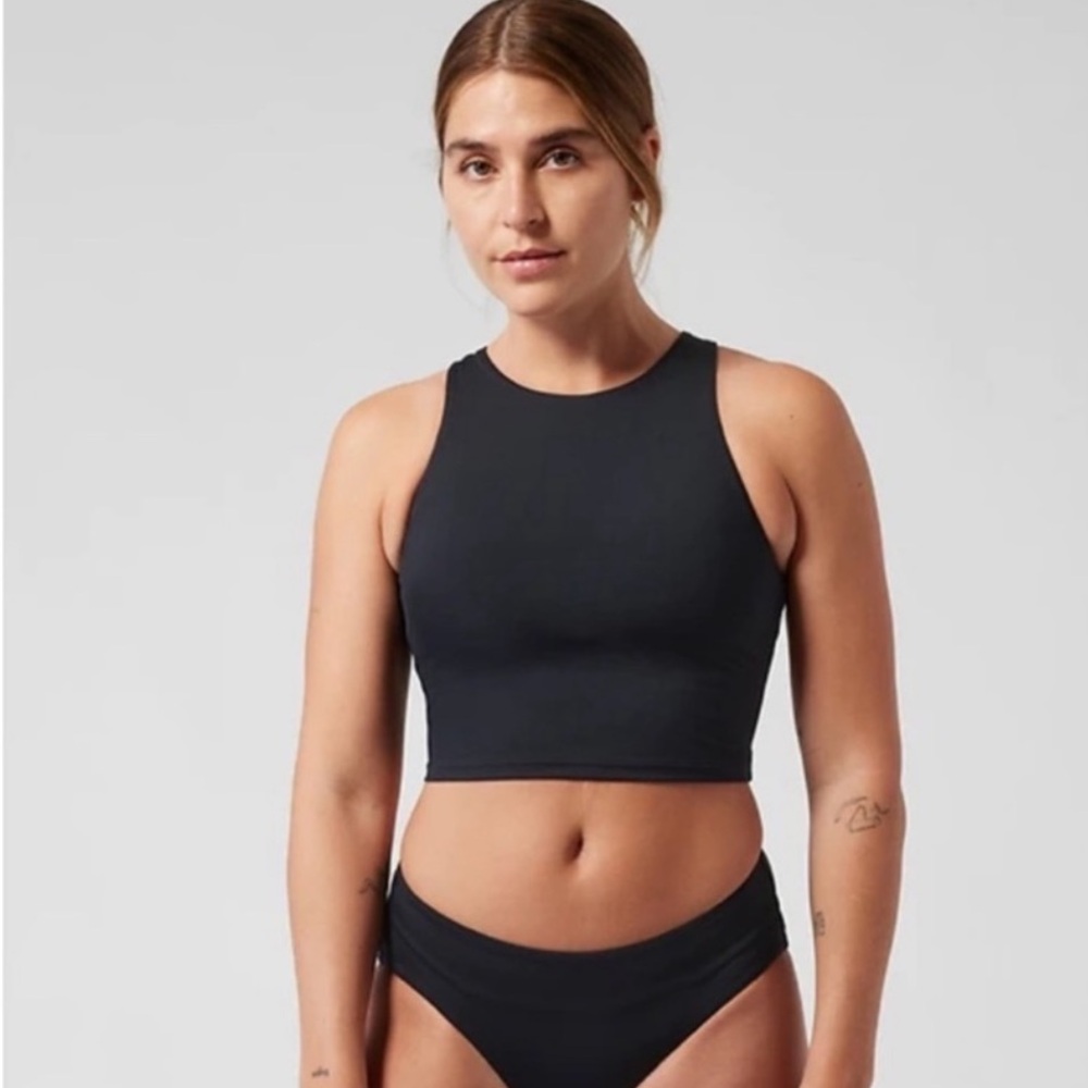 NWT Athleta Conscious Crop Bikini Top A-C